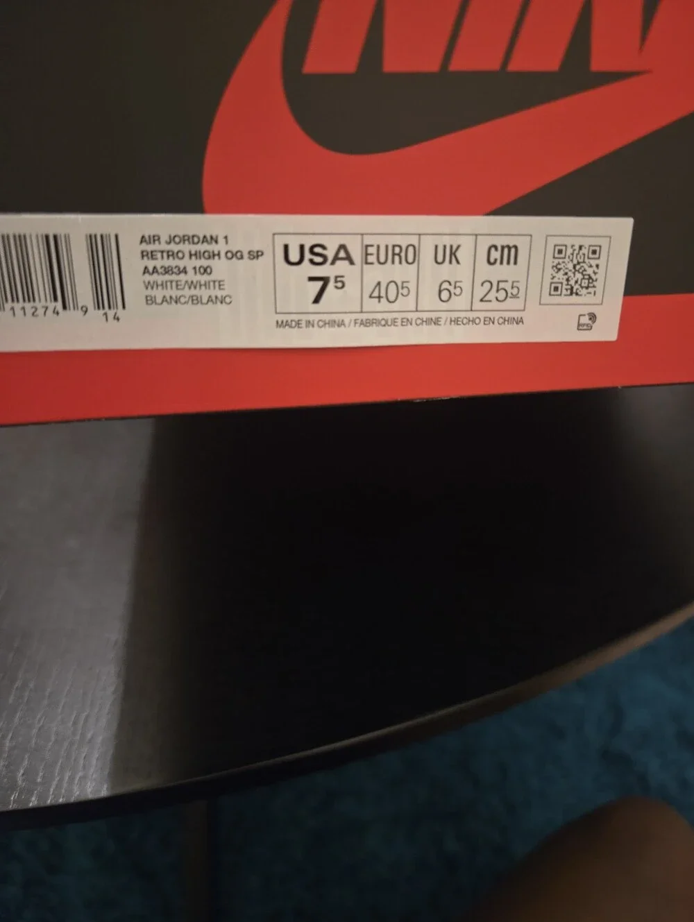 Jordan 1 Retro High Virgil Archive